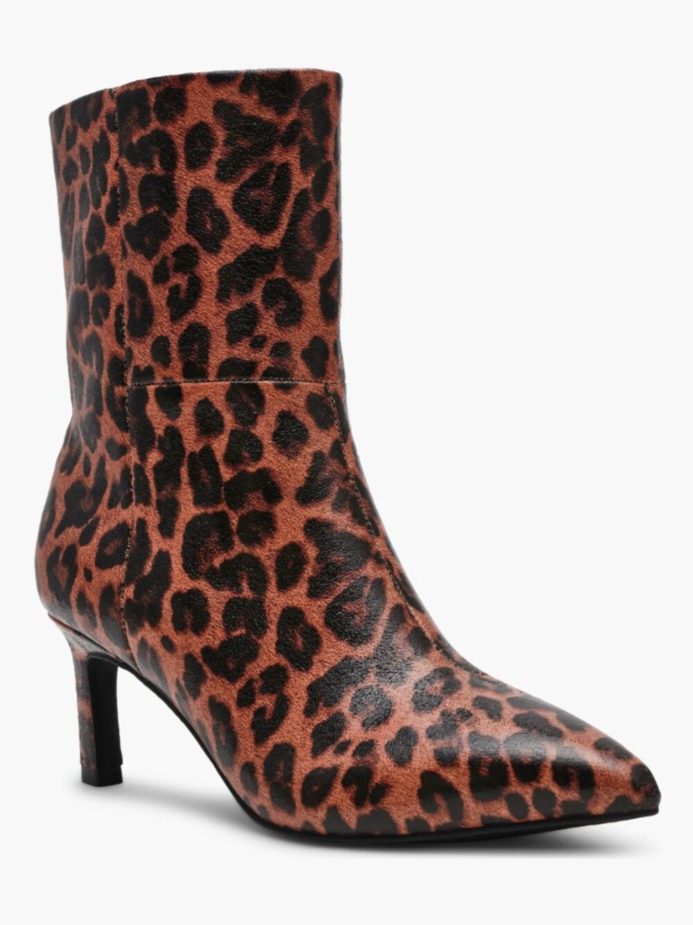 NEW DV by Dolce Vita Gradie Kitten Heel Boot (Women) 9M, LEOPARD Shiny